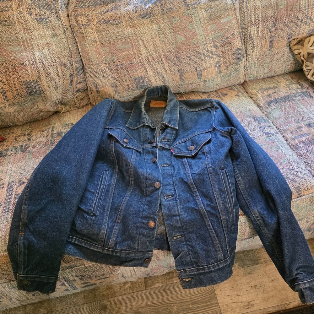 Levi's blanket lined denim jacket men's - Picture 5 of 5